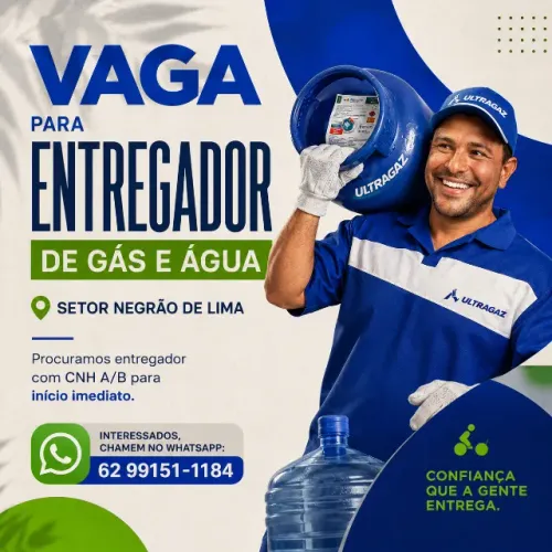 Entregador de Água e Gás