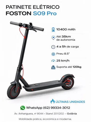 Patinete Foston s9 Pro (novo)