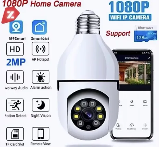 Câmera bocal Wi-Fi monitoramento