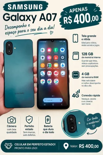 Celular Samsung a07