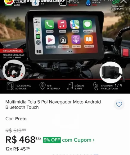 Multimidia de moto