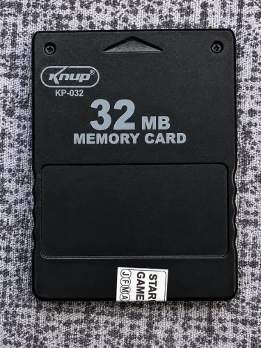Memory Card PS2 Knup 32MB Original da Época - Adquirido em 2025 | Funcionando | Com Lacre 