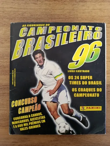 Álbum Campeonato Brasileiro 1996 Completo Colado Original Panini Coleção Futebol
