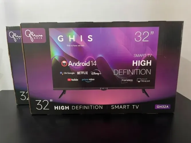 Smart TV 32' nova, lacrada na caixa