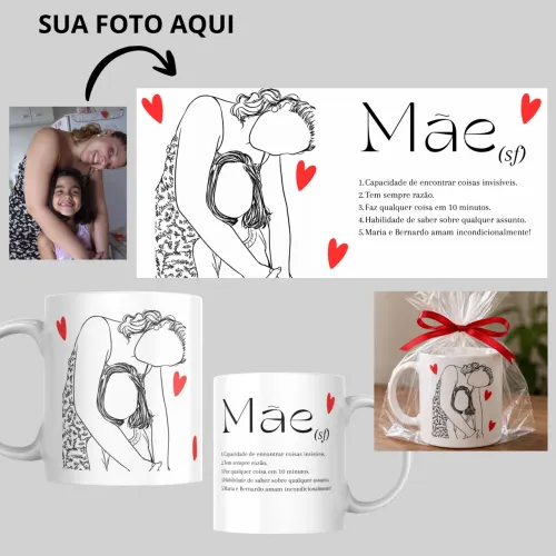 Caneca Personalizada Dia das Maes