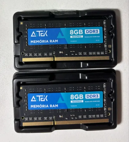Memoria RAM - 2 pentes de 8GB DDR3