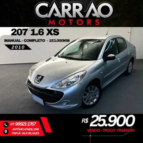 Peugeot 207 Sedan Passion XS 1.6 Flex 16V 4P 2010