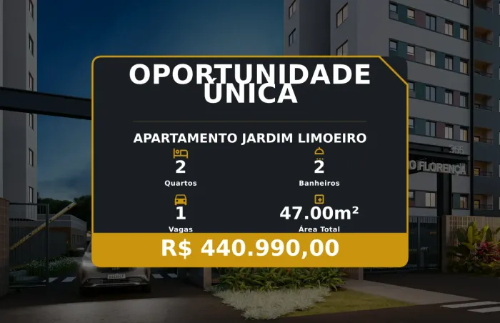 Seu novo lar em Jardim Limoeiro | Apartamento com varanda e acabamento diferenciado