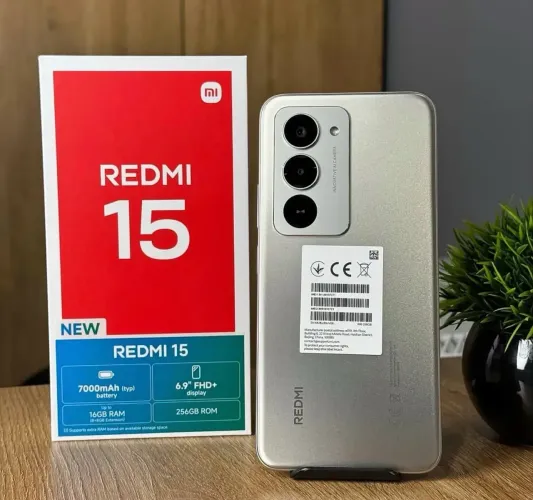 Redmi 15 4G 256/08- Prata Silver 
