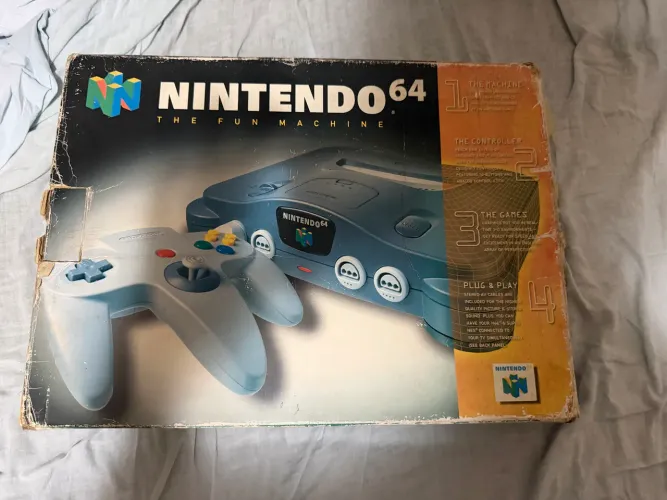 Nintendo 64 completo leia descrição
