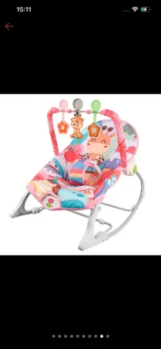 Cadeira de Descanso e Balanço Zippy Musical Vibratória para Bebê até 18kg