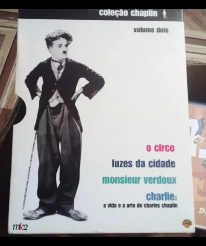 BOX Coleção Chaplin- Volume 2 - 4 DVDs Duplos