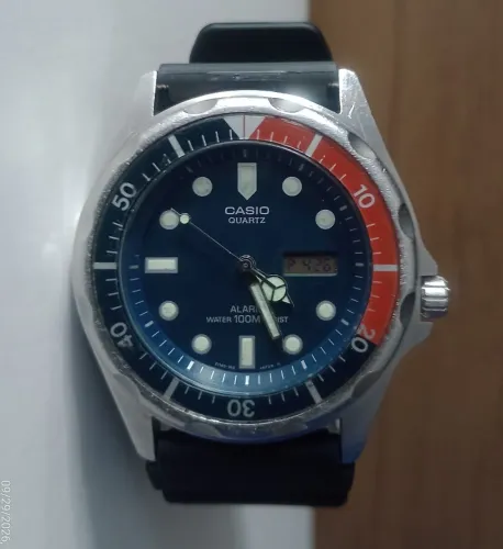CASIO MMA-200W Pepsi - Made In Japan