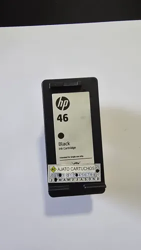 Cartucho HP 46 preto recondicionado