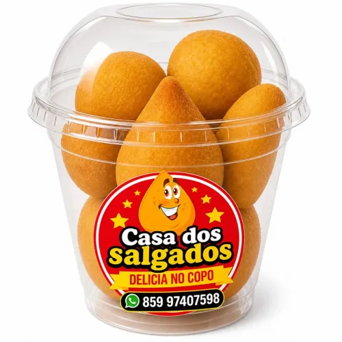 Salgados personalizados para festa