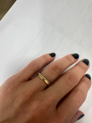 Aliança essence Vivara, usada, bom estado. Ouro Branco e amarelo ato 13 