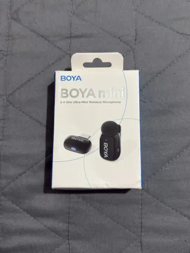 Microfone boya mini