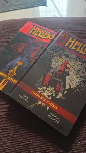 Hq's HellBoy Tormenta e Fúria, e Caçada Selvagem.