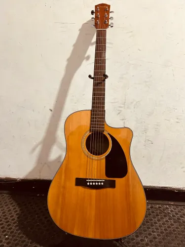 Violão Fender CD-60CE NAT Eletroacústico Fishman + Semi Case Reforçado