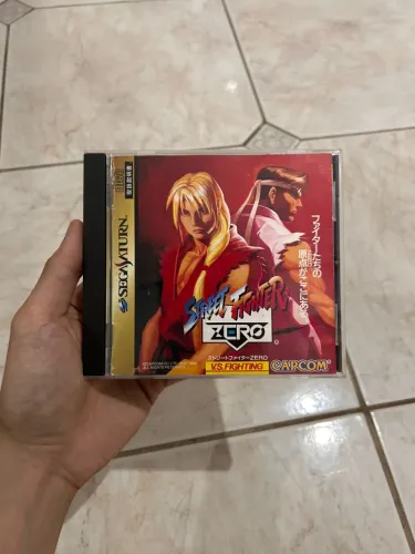 Street Fighter Zero Sega Saturn Original Japonês 
