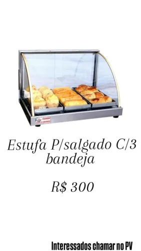 Estufa para Salgados
