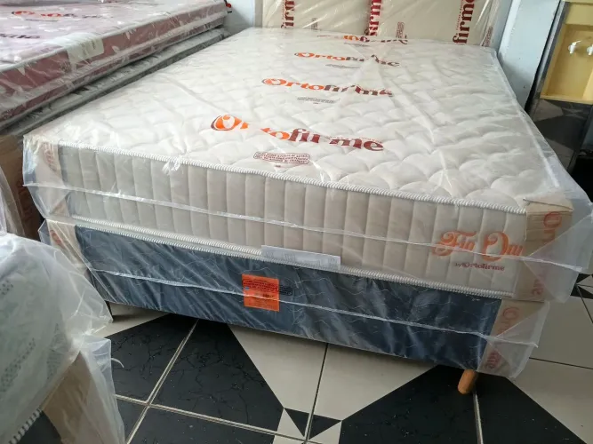 PROMOÇÃO COLCHÃO DE MOLAS ENSACADAS CASAL + BASE !!!