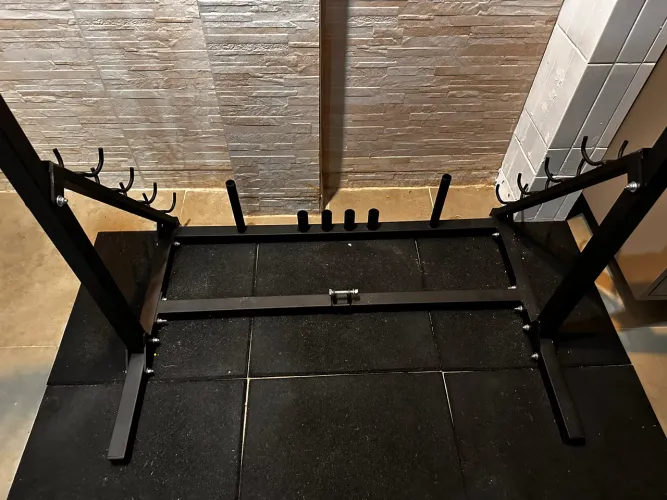 Rack Organizador De Peso Para Agachamento Supino Musculação