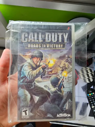 Call of duty psp roads to victory completo com manual e embalado