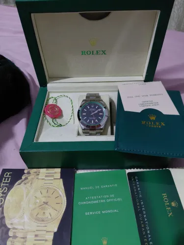 Rolex Milgauss Oyster AUTOMÁTICO + Caixa Completa 