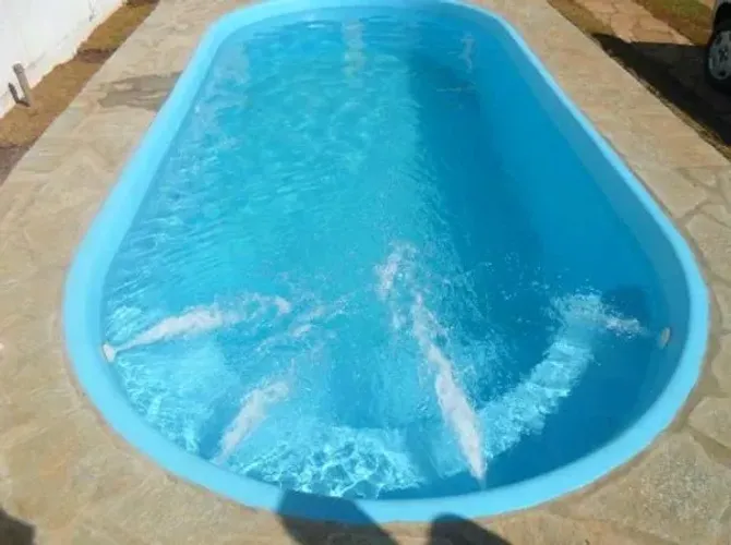 Piscina de fibra 5 metros oval com infantil brindeeee!!!@m