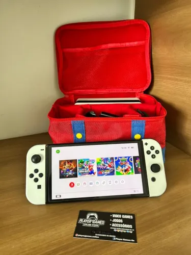 Nintendo Switch OLED Desbloqueado! (Aceito Cartão)