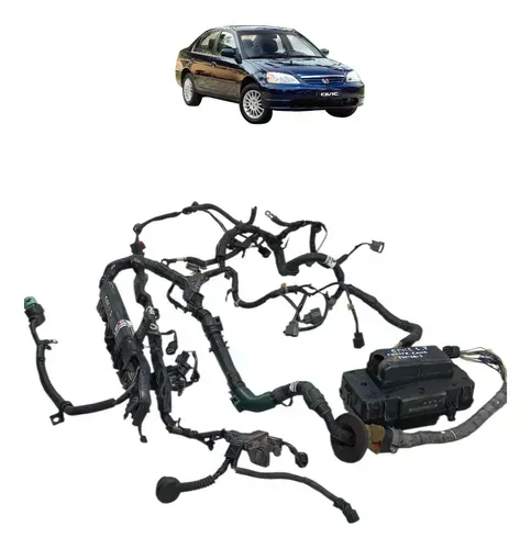 Chicote Elétrico Cofre Motor Honda Civic 2001 2005 1.7 Lx