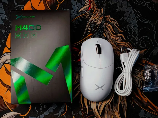 Mouse Gamer Wireless Delux M400 - NOVO