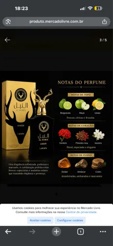 Perfumes importados 