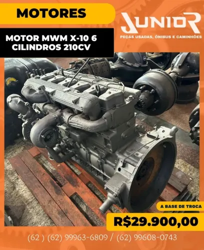 Motor MWM X-10 6 Cilindros 210cv