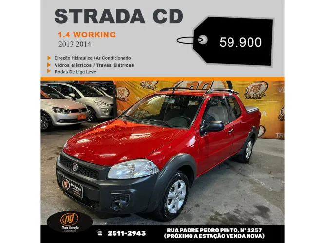 Fiat Strada Working 1.4 MPI Fire Flex 8V CD 2014