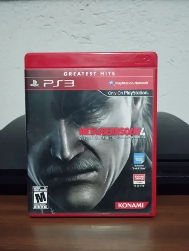 Metal Gear Solid 4: Guns of the Patriots - PS3 mídia física ORIGINAL