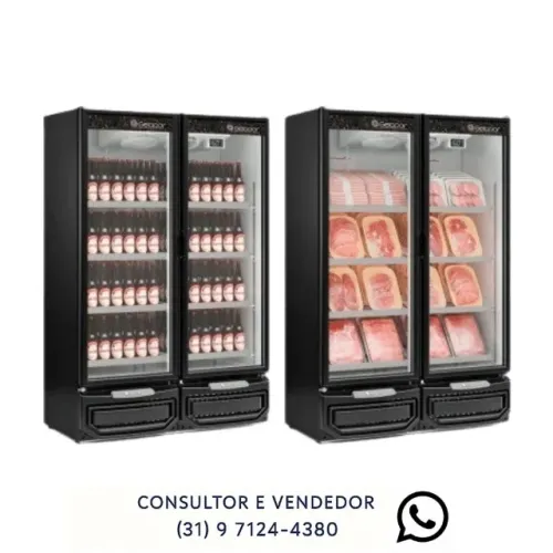 Freezer Expositor Gelopar 2 Portas Novo
