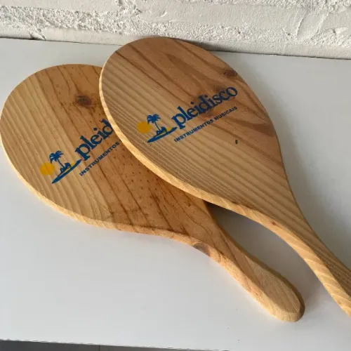 Rf052 Duas Raquetes de frescobol tênis de praia esporte