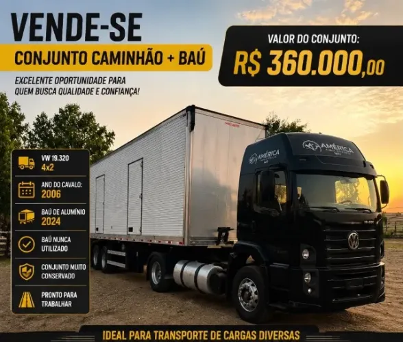 Cavalo 2006 baú 2024 nunca usado