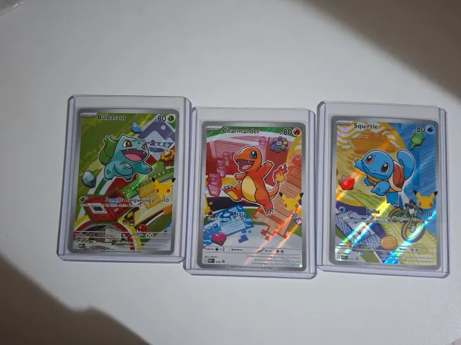 Cartas Pokémon Trio de Kanto