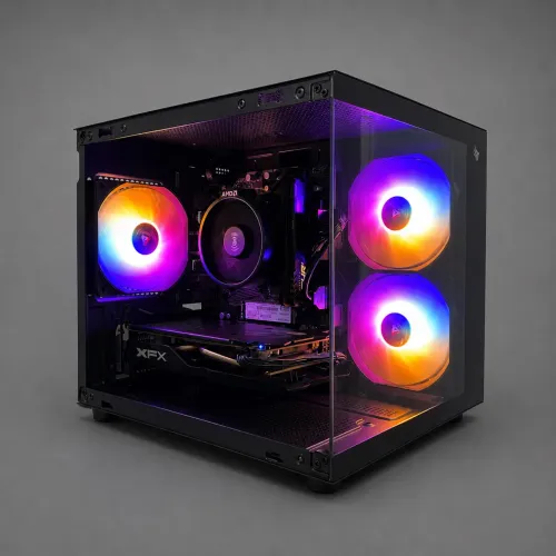 PC Gamer AMD Ryzen 5 4500 4.10GHz / RX 570 8GB GDDR5 / 16GB DDR4 2666MHz ( 2 x 8GB )