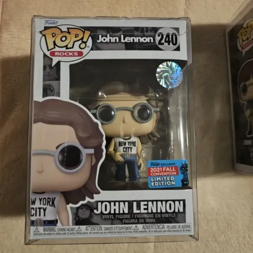 raríssimo john lennon 240 exclusivo pop funko edição limitada