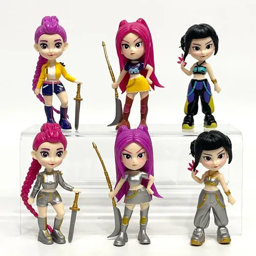 Boneco Guerreiras do K-Pop Bonecas K pop Miniatura Action Figure 8,5cm