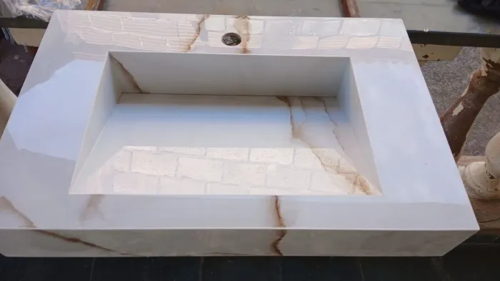 Bancada em porcelanato 