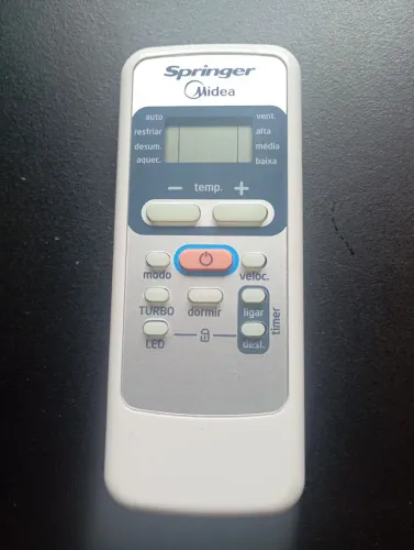 Controle remoto ar condicionado 