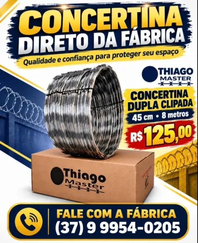 Concertina direto da fábrica!