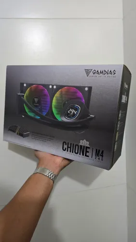 Water Cooler Gamdias Chione M4-240 ARGB de 240mm para Intel e AMD