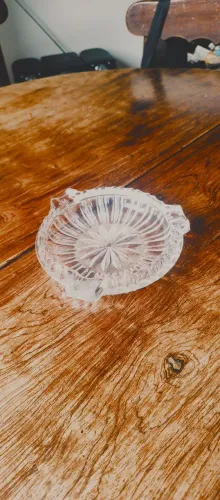 Cinzeiro de Cristal Bohemia 