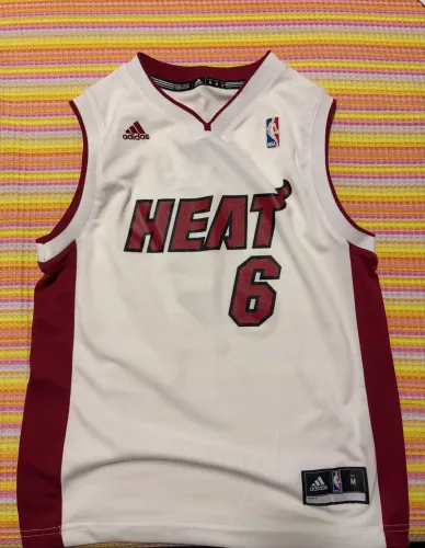 Regata Adidas NBA Miami Heat LeBron James #6 Original - Tam. M